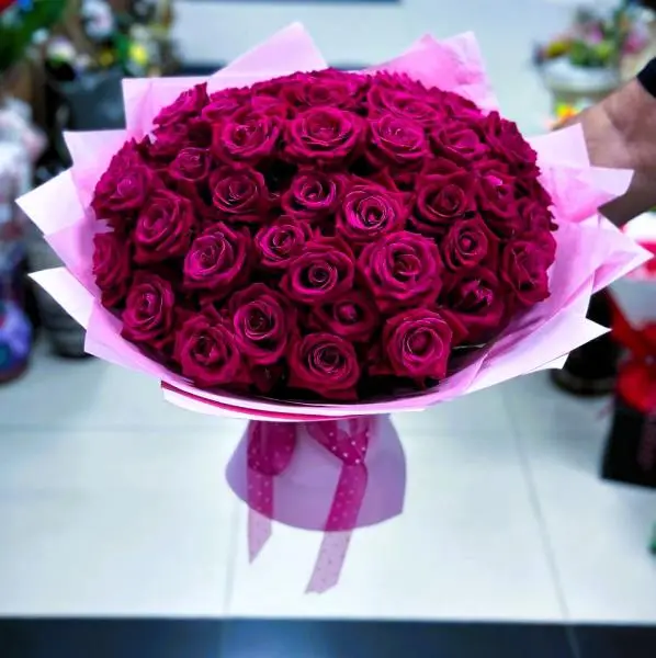 51 малиновая роза