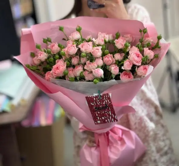 В розовых оттенках